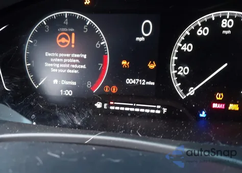 2024 Honda Civic Ex-L из США, поврежденный, VIN 19XFL1H73RE016738